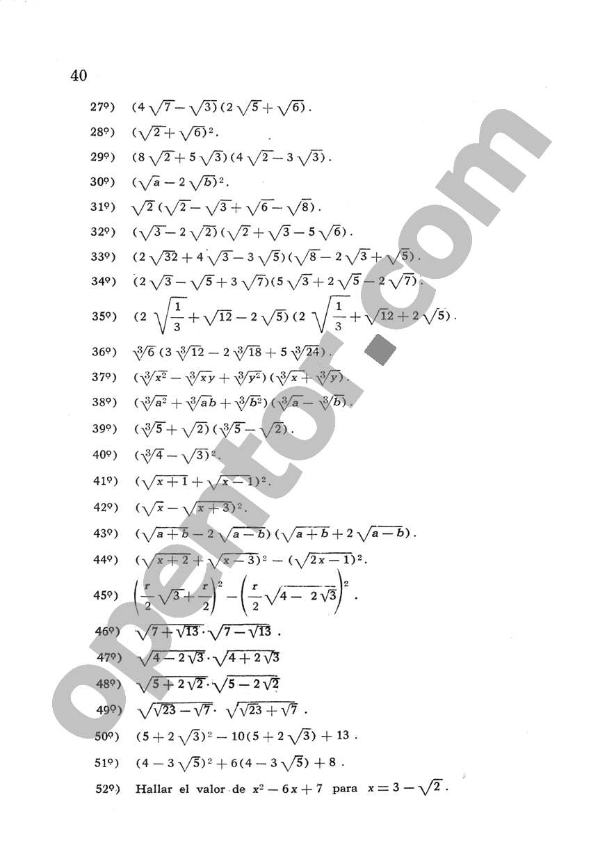 Álgebra de Mancil 2 - Página 40