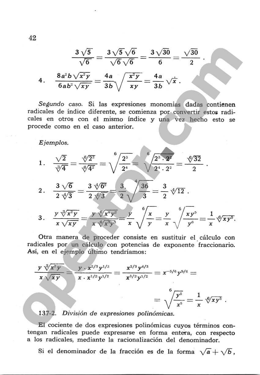 Álgebra de Mancil 2 - Página 42