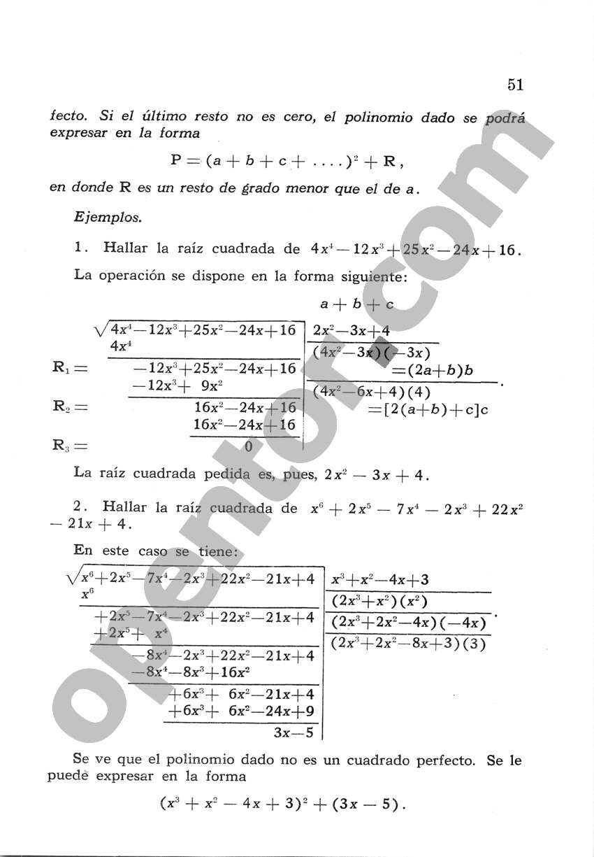 Álgebra de Mancil 2 - Página 51