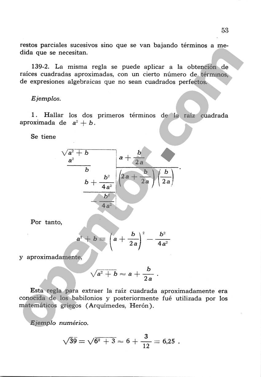 Álgebra de Mancil 2 - Página 53