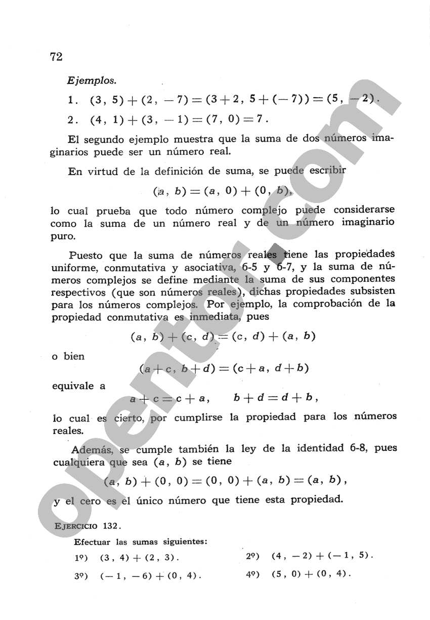 Álgebra de Mancil 2 - Página 72