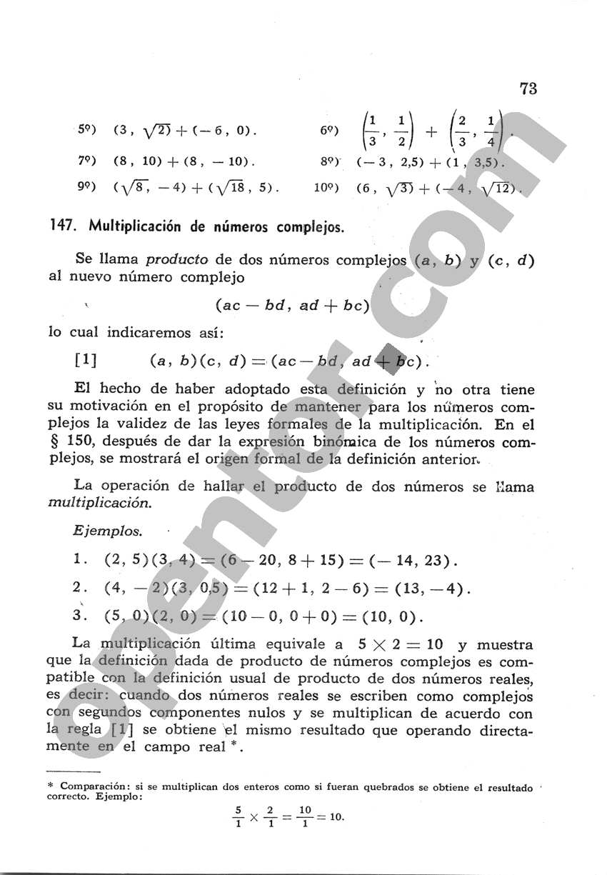 Álgebra de Mancil 2 - Página 73