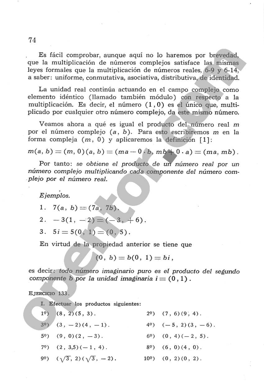 Álgebra de Mancil 2 - Página 74