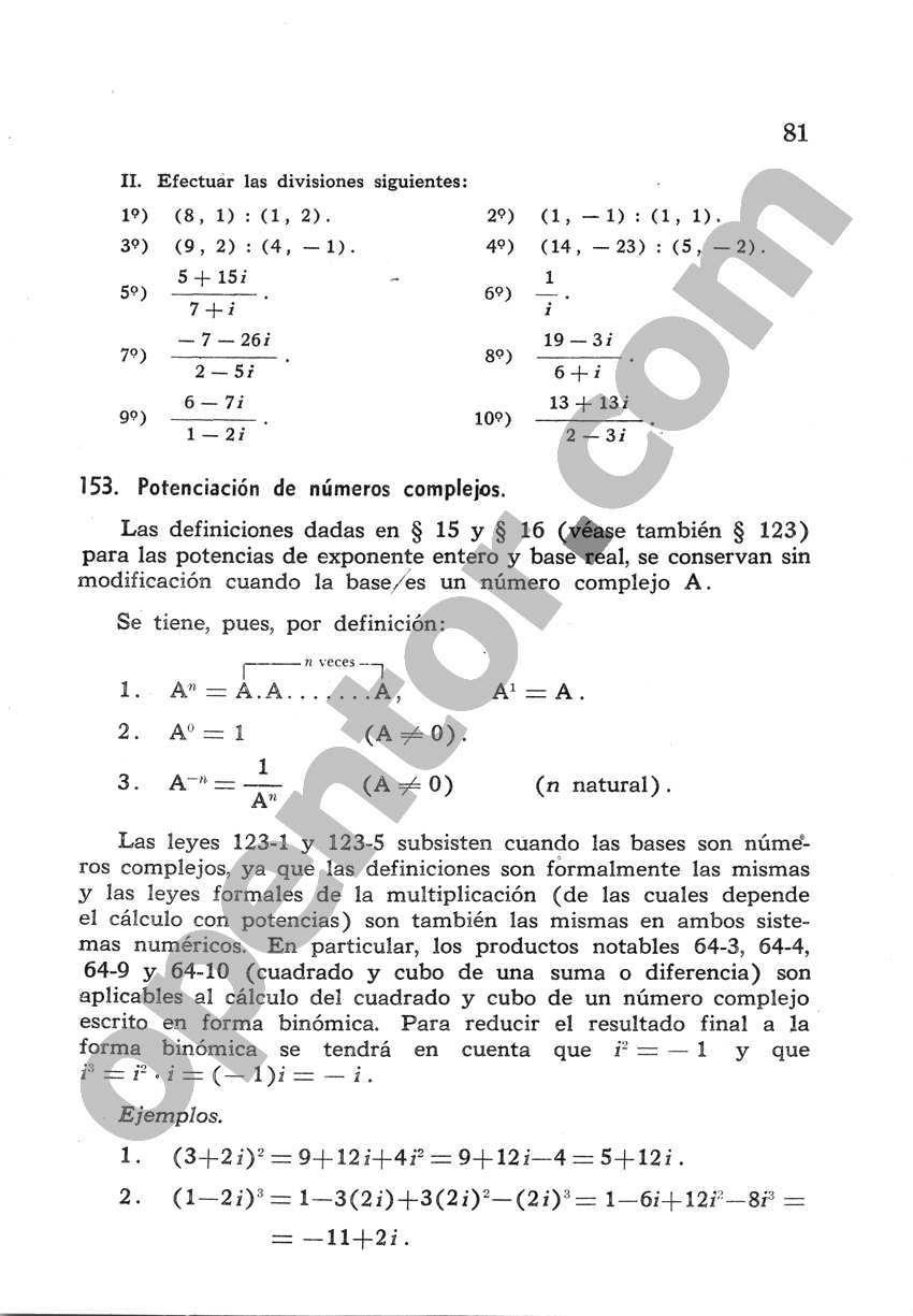 Álgebra de Mancil 2 - Página 81