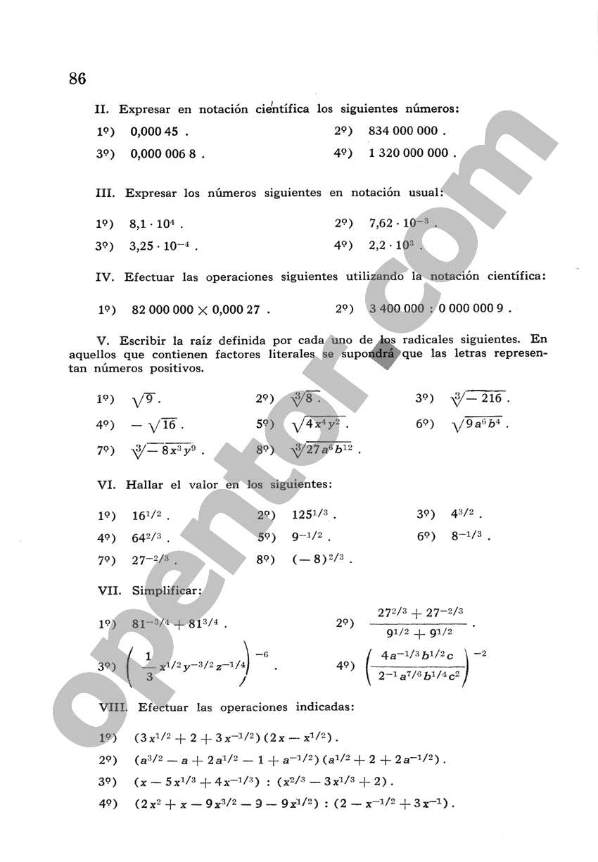 Álgebra de Mancil 2 - Página 86