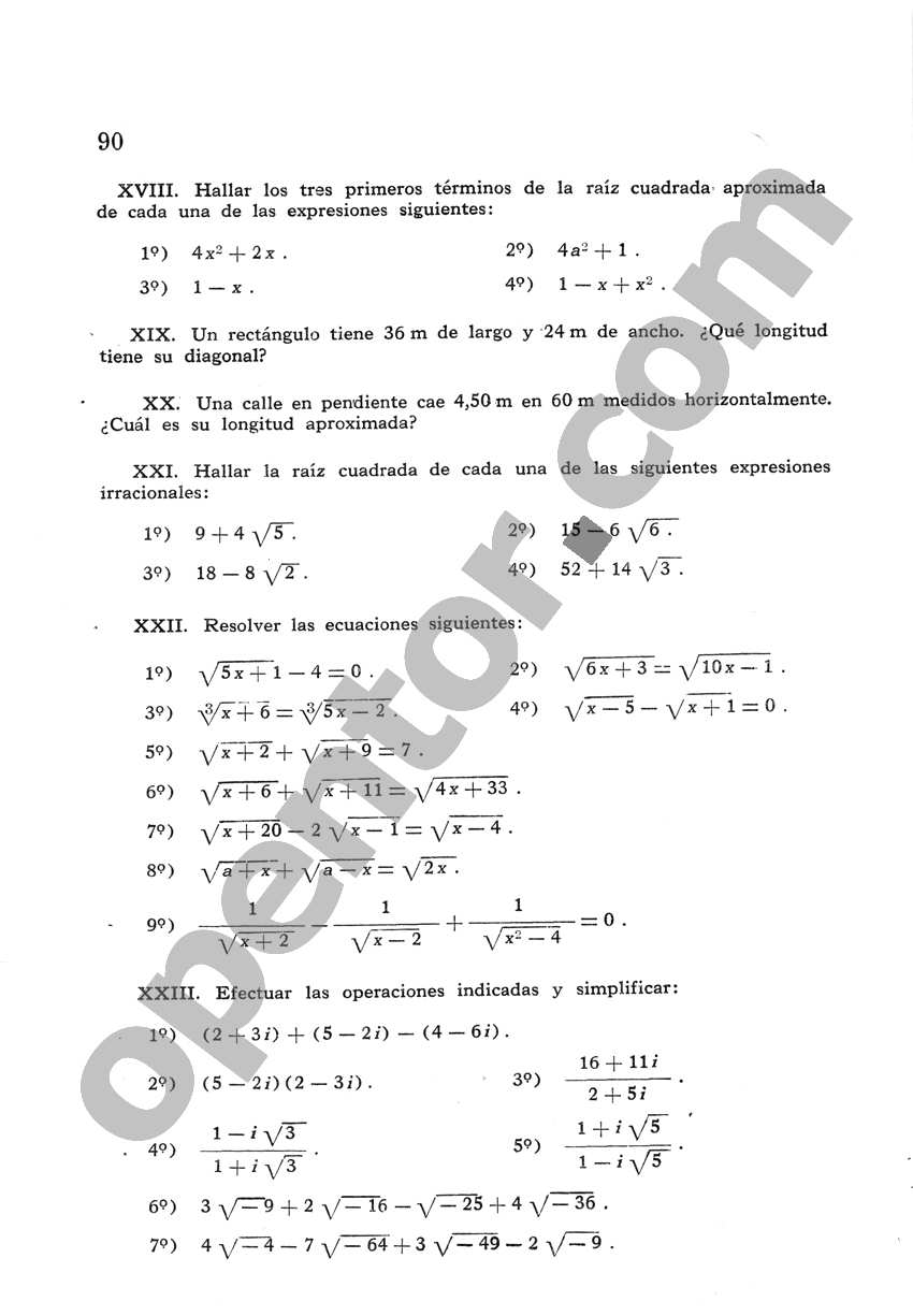 Álgebra de Mancil 2 - Página 90