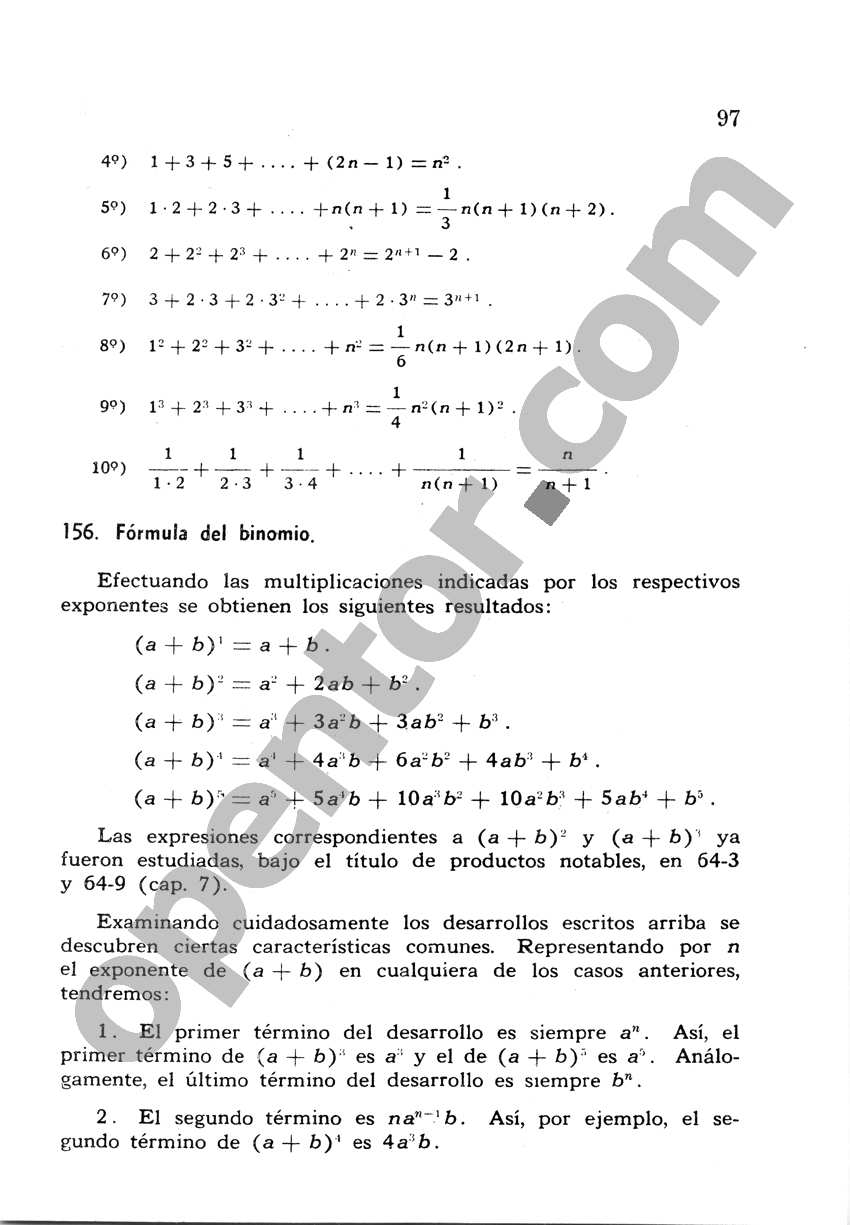 Álgebra de Mancil 2 - Página 97