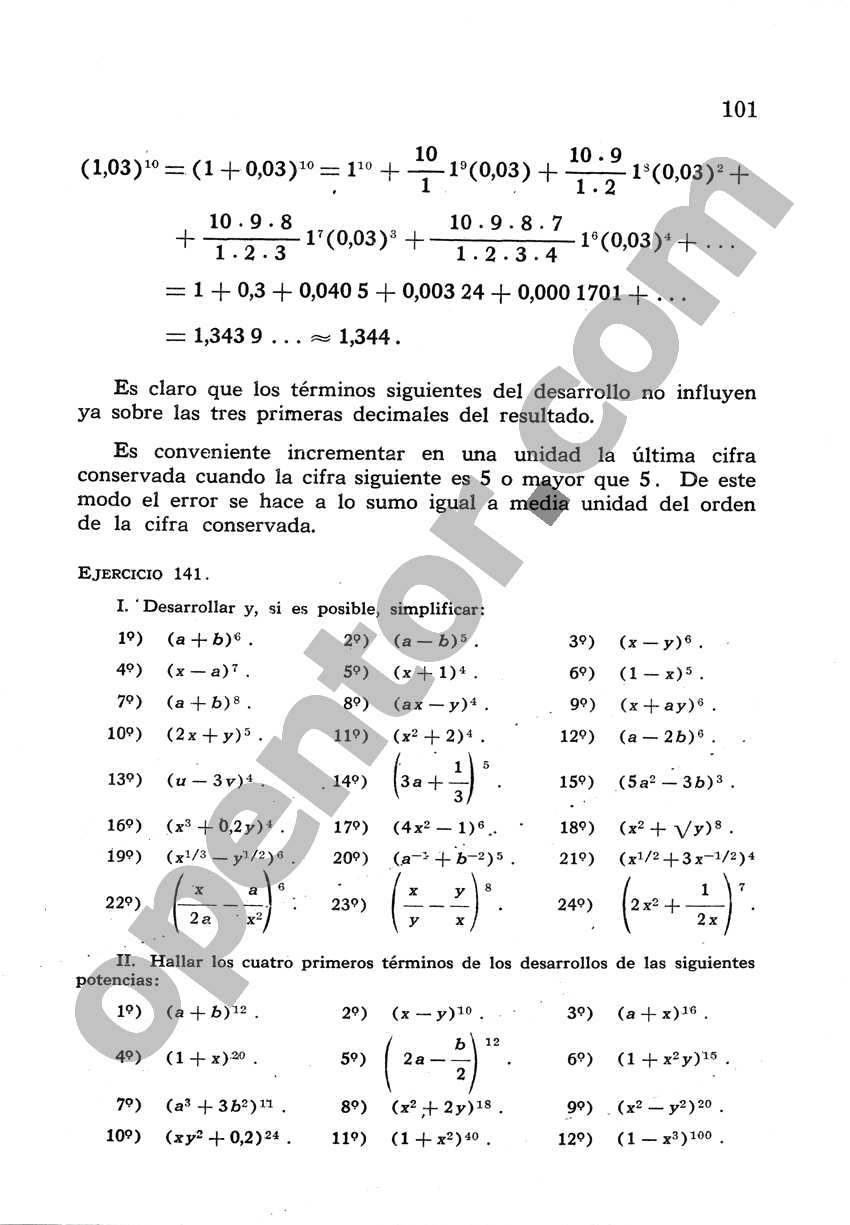 Álgebra de Mancil 2 - Página 101