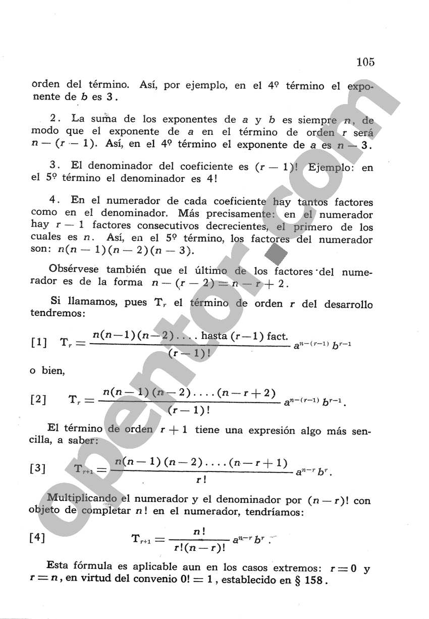 Álgebra de Mancil 2 - Página 105