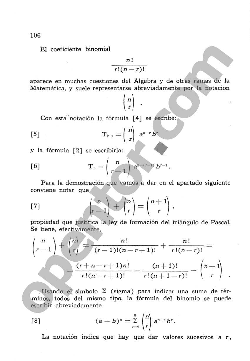 Álgebra de Mancil 2 - Página 106