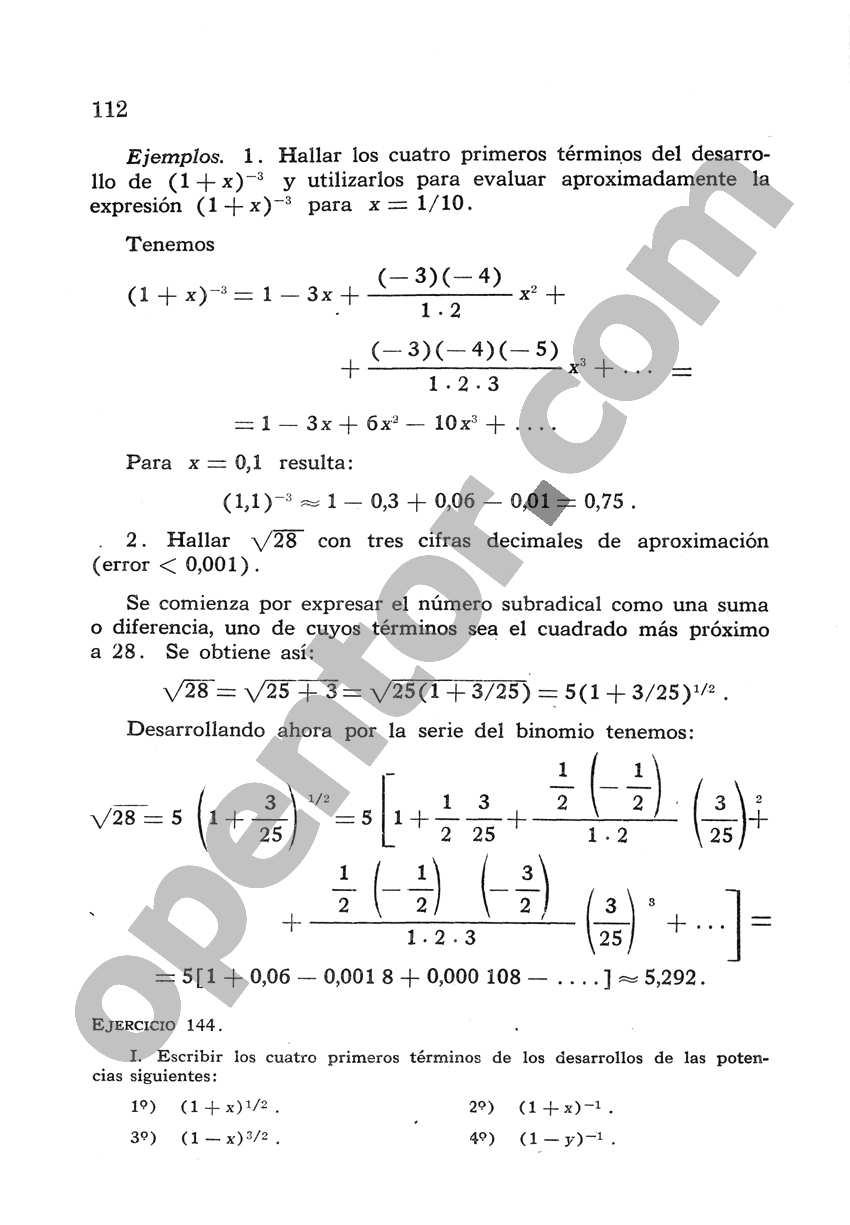 Álgebra de Mancil 2 - Página 112