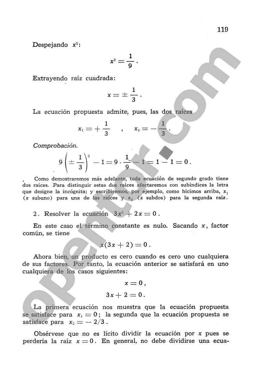Álgebra de Mancil 2 - Página 119