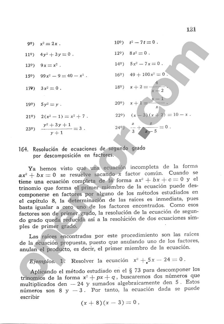 Álgebra de Mancil 2 - Página 121