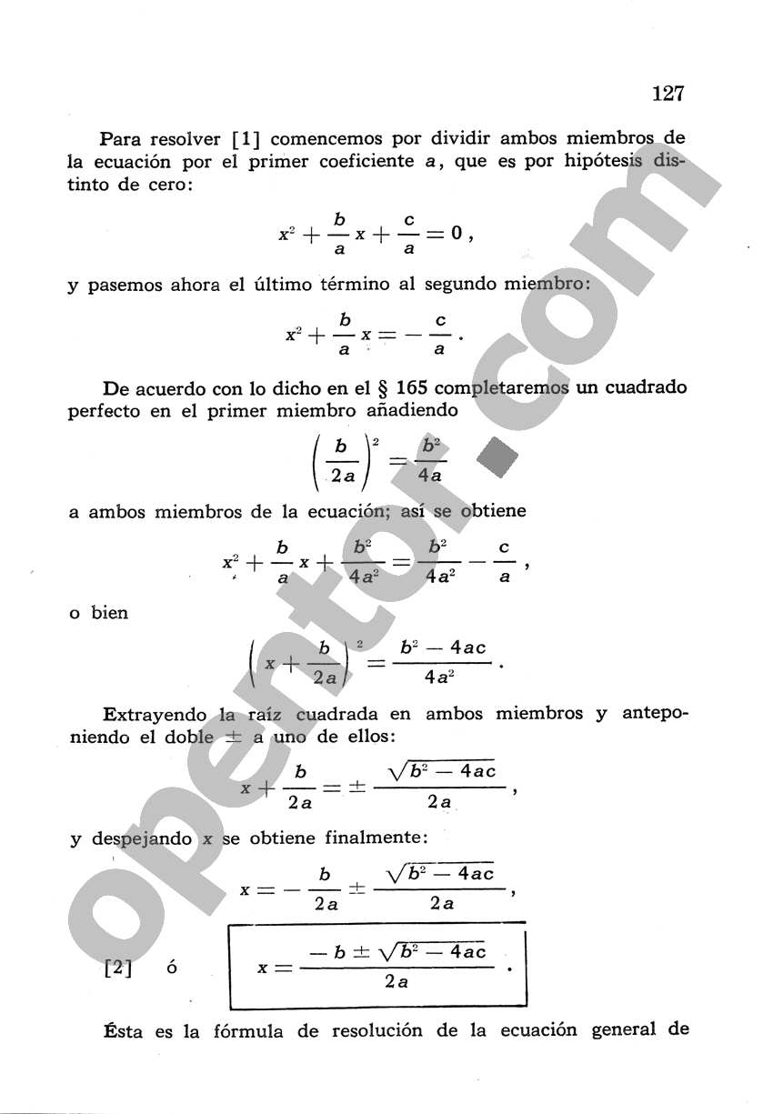 Álgebra de Mancil 2 - Página 127