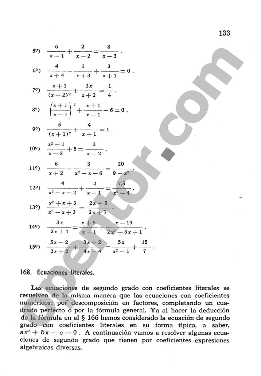 Álgebra de Mancil 2 - Página 133