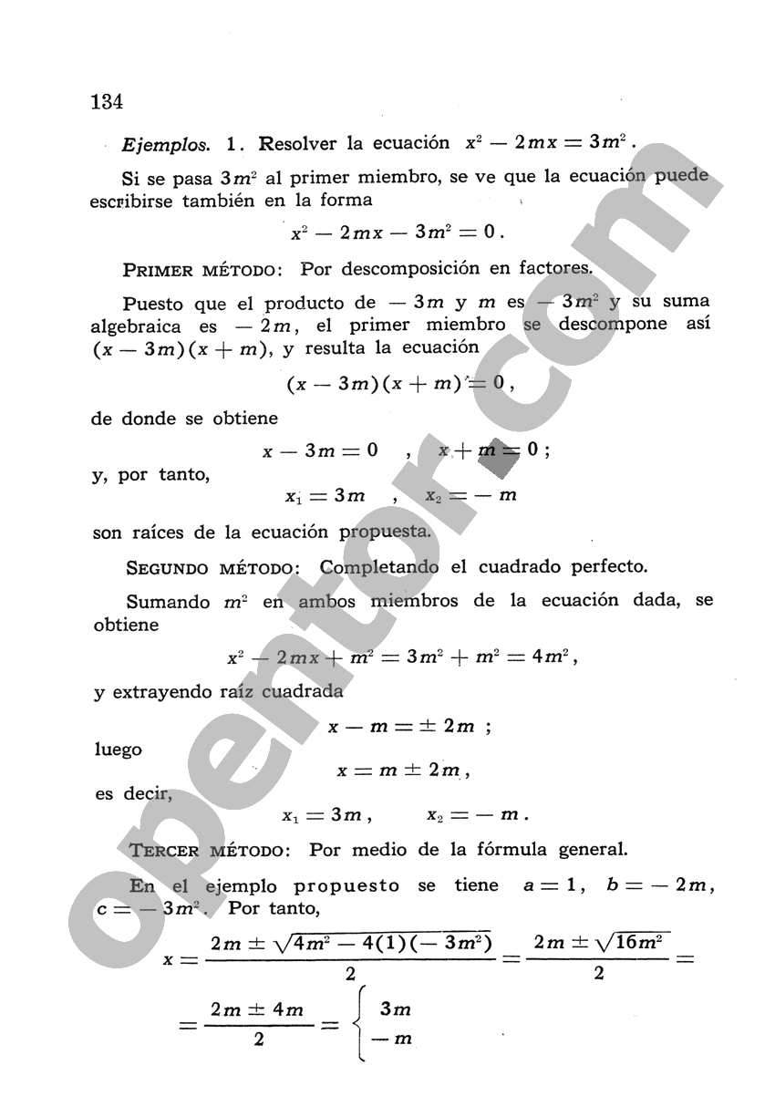 Álgebra de Mancil 2 - Página 134