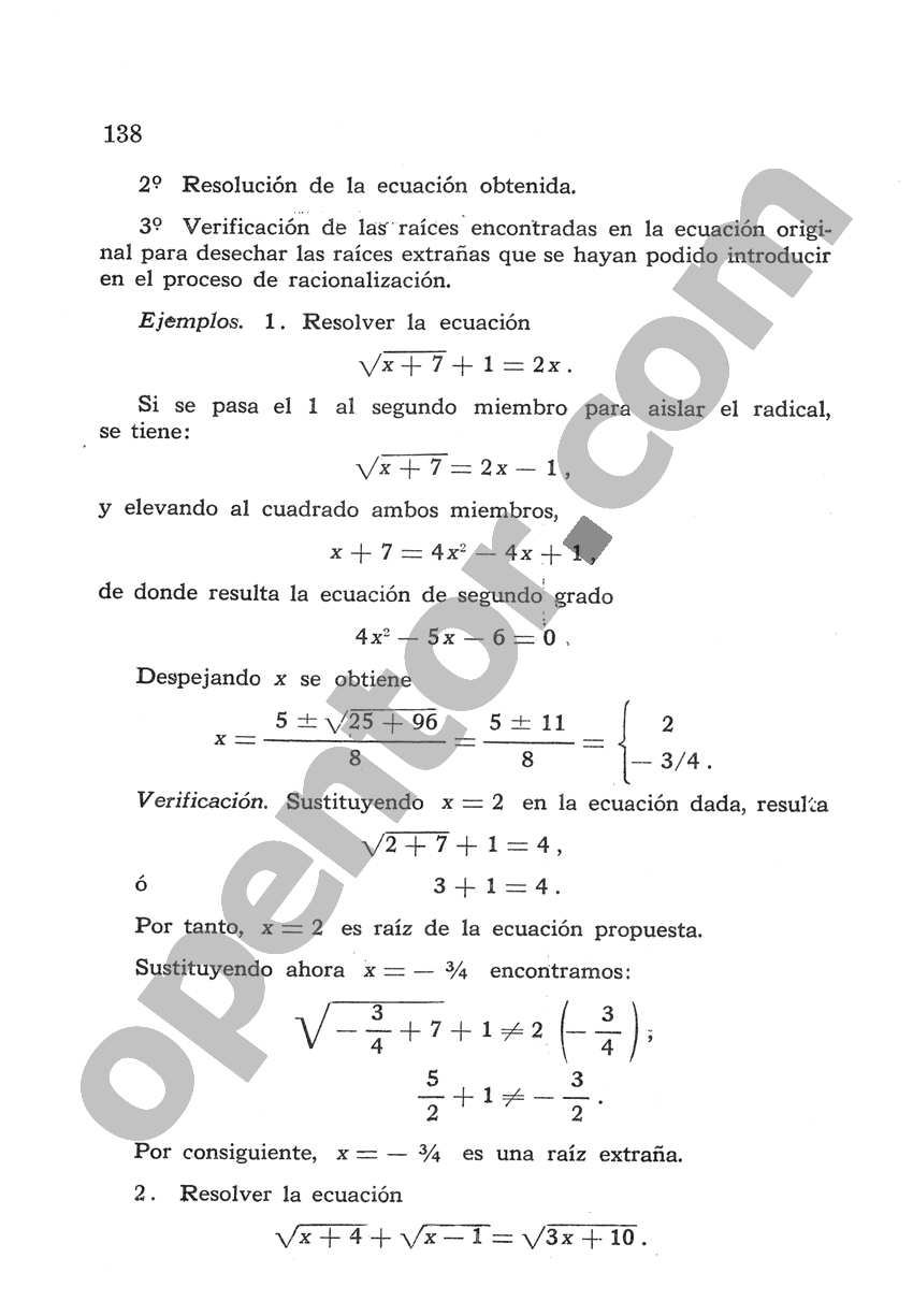 Álgebra de Mancil 2 - Página 138