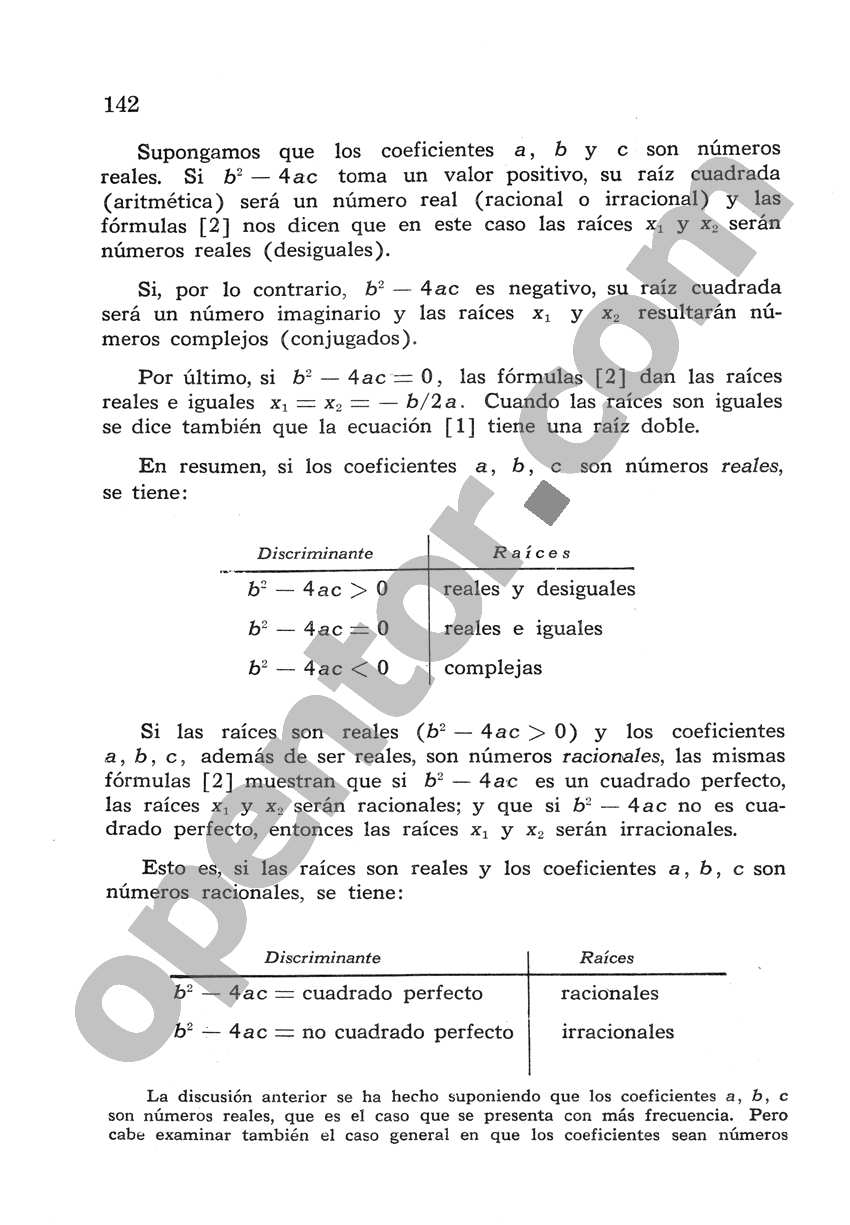 Álgebra de Mancil 2 - Página 142