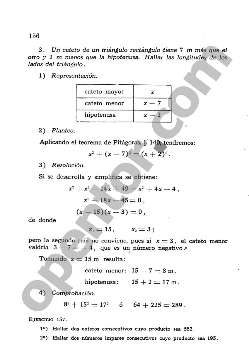 Álgebra de Mancil 2 - Página 156