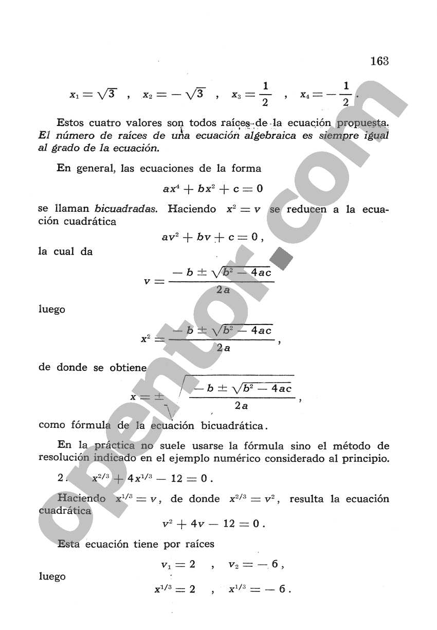 Álgebra de Mancil 2 - Página 163