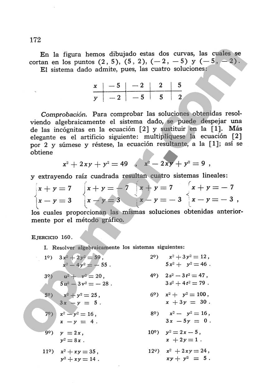 Álgebra de Mancil 2 - Página 172