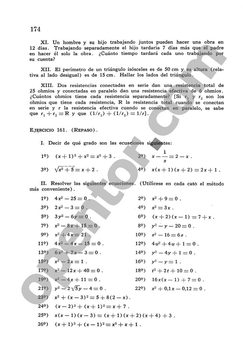 algebra de mancil volumen 2 ejercicios