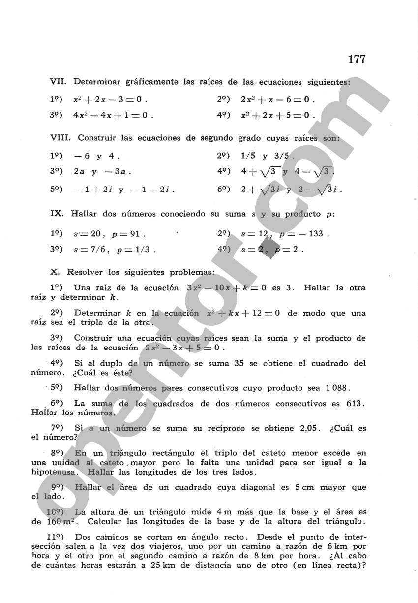 Álgebra de Mancil 2 - Página 177