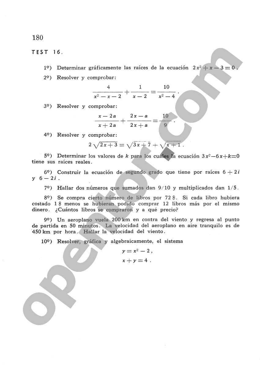 Álgebra de Mancil 2 - Página 180