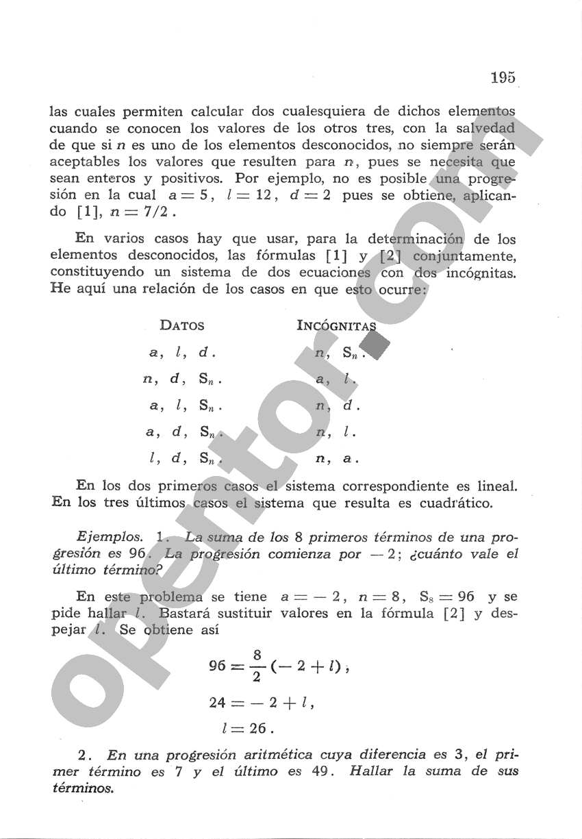 Álgebra de Mancil 2 - Página 195