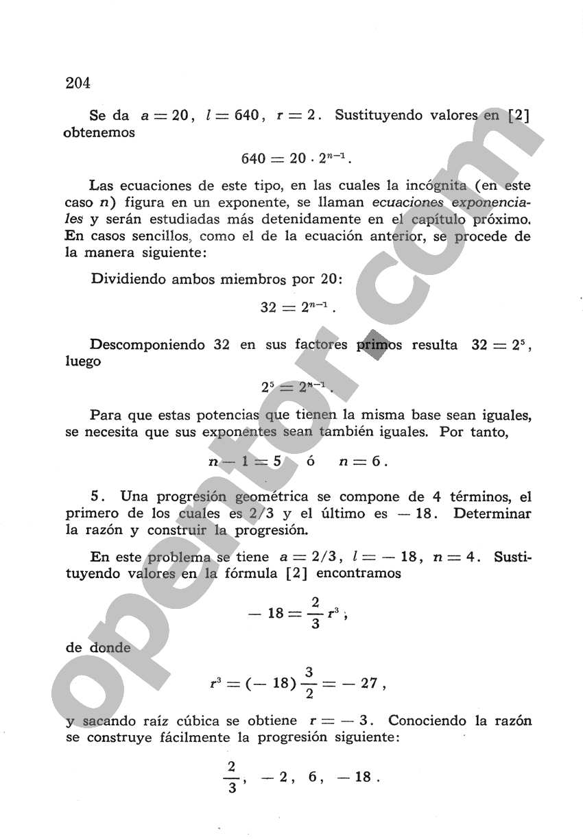 Álgebra de Mancil 2 - Página 204