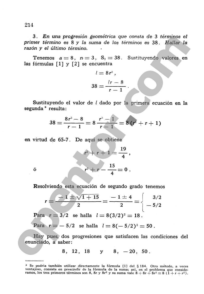 Álgebra de Mancil 2 - Página 214