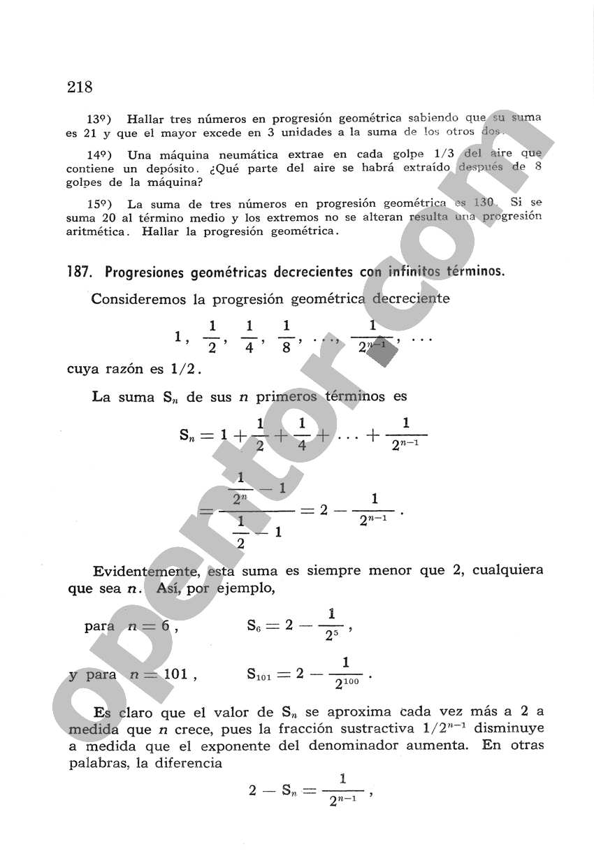 Álgebra de Mancil 2 - Página 218