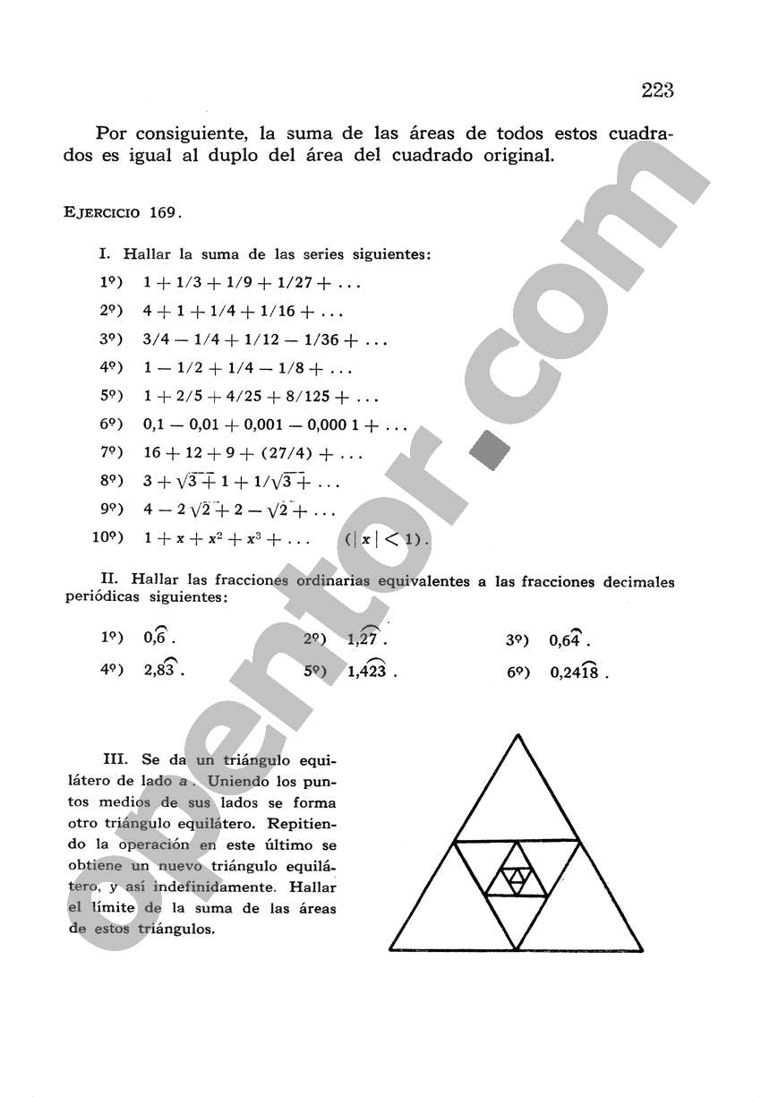 Álgebra de Mancil 2 - Página 223