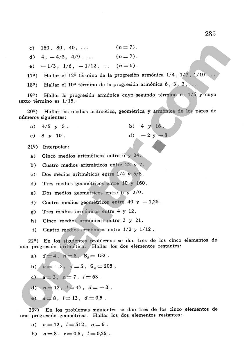 Álgebra de Mancil 2 - Página 235