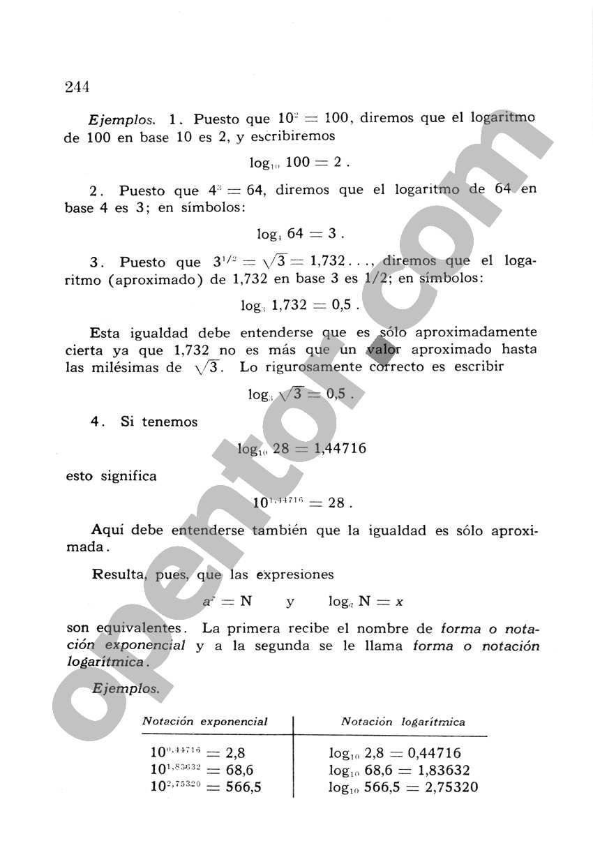 Álgebra de Mancil 2 - Página 244