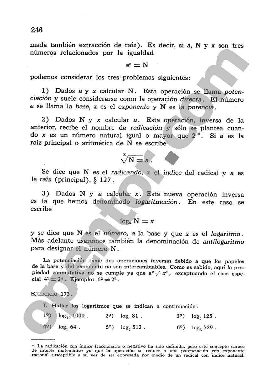 algebra de mancil volumen 2 ejercicios