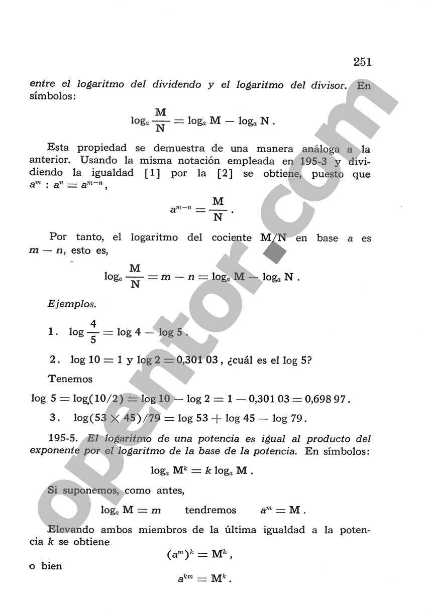 Álgebra de Mancil 2 - Página 251