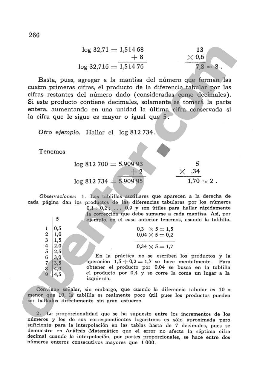 Álgebra de Mancil 2 - Página 266