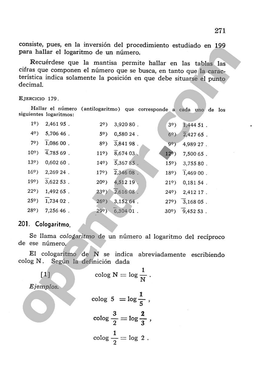 Álgebra de Mancil 2 - Página 271