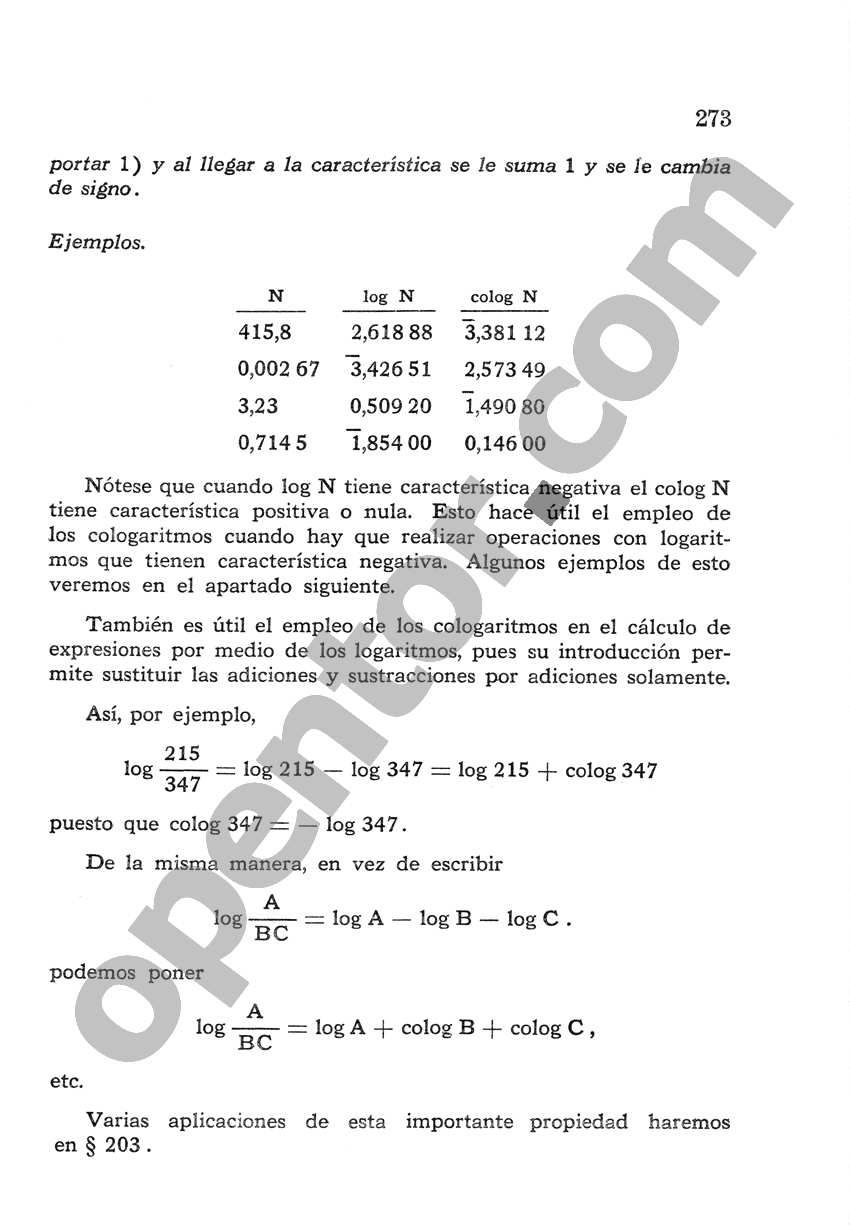 Álgebra de Mancil 2 - Página 273