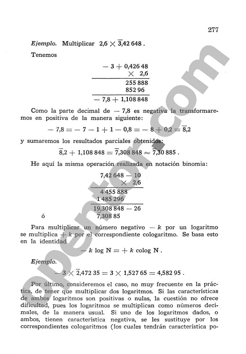 Álgebra de Mancil 2 - Página 277