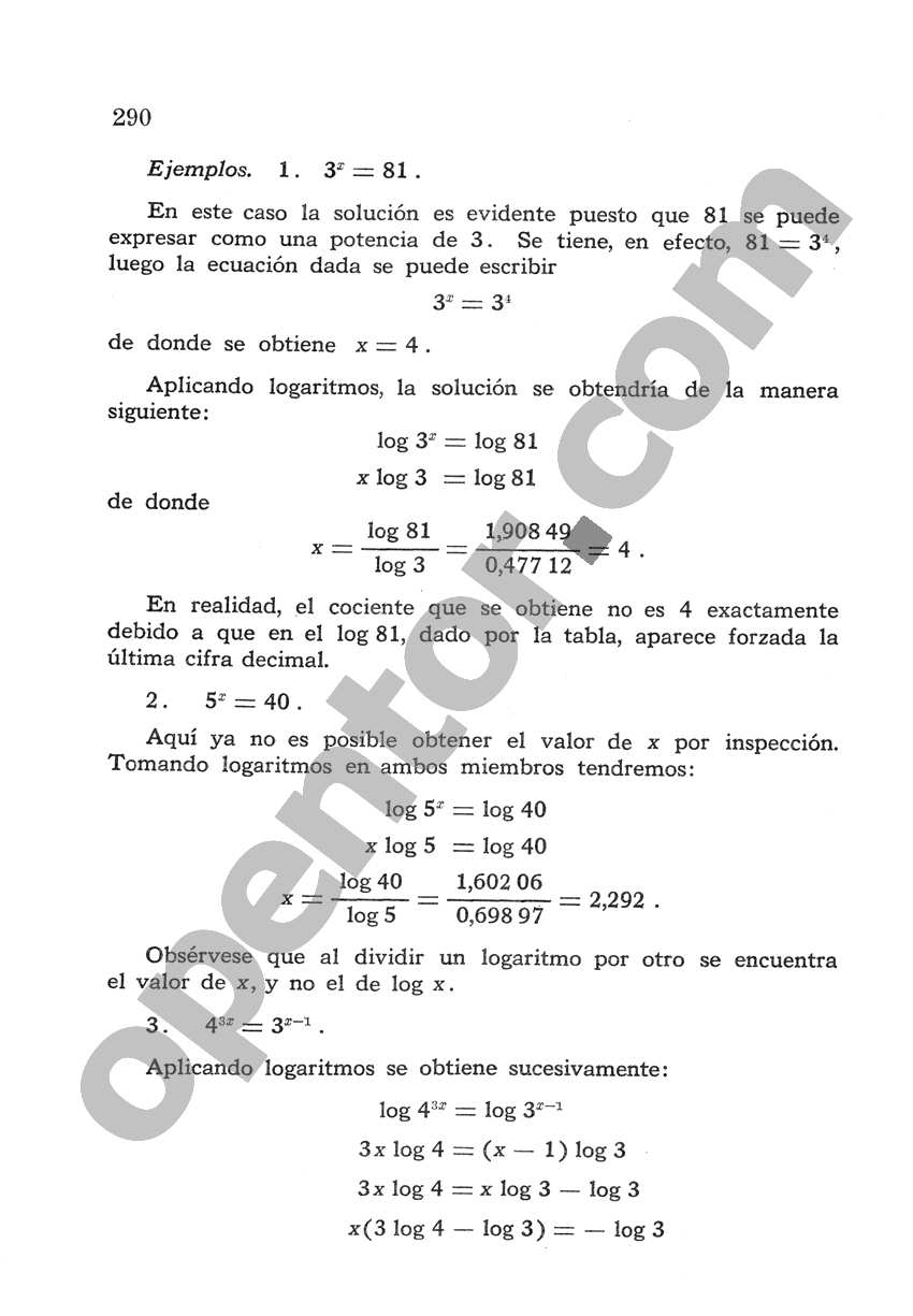 Álgebra de Mancil 2 - Página 290