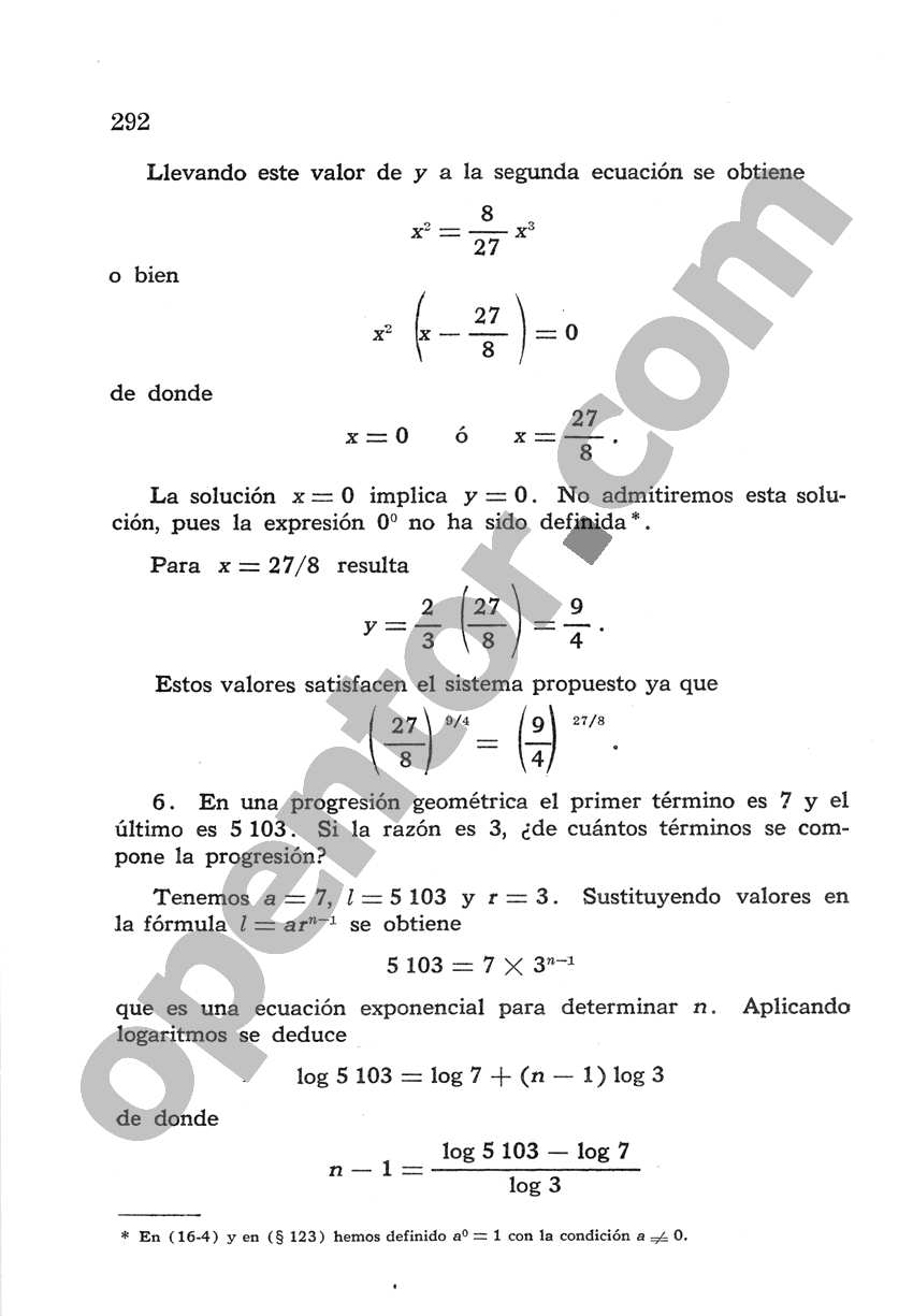 Álgebra de Mancil 2 - Página 292