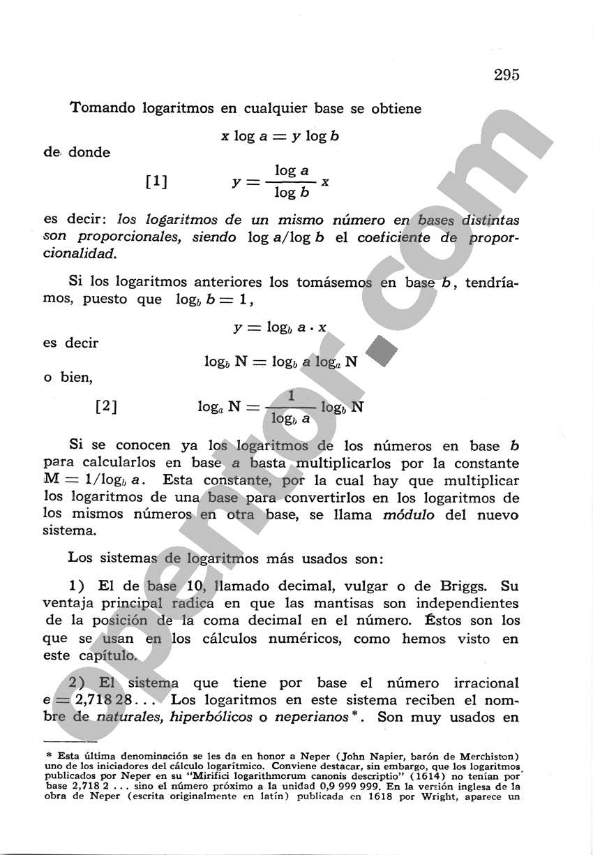 Álgebra de Mancil 2 - Página 295