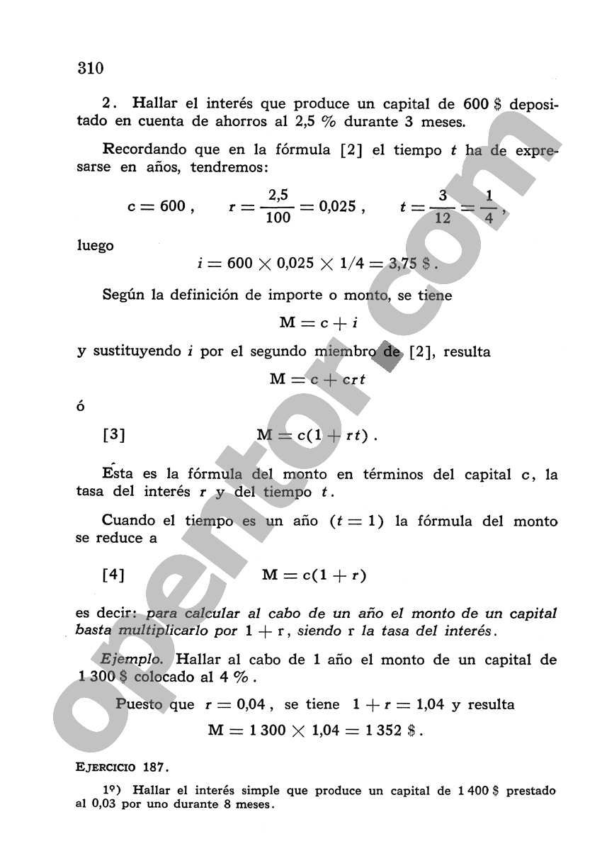 Álgebra de Mancil 2 - Página 310