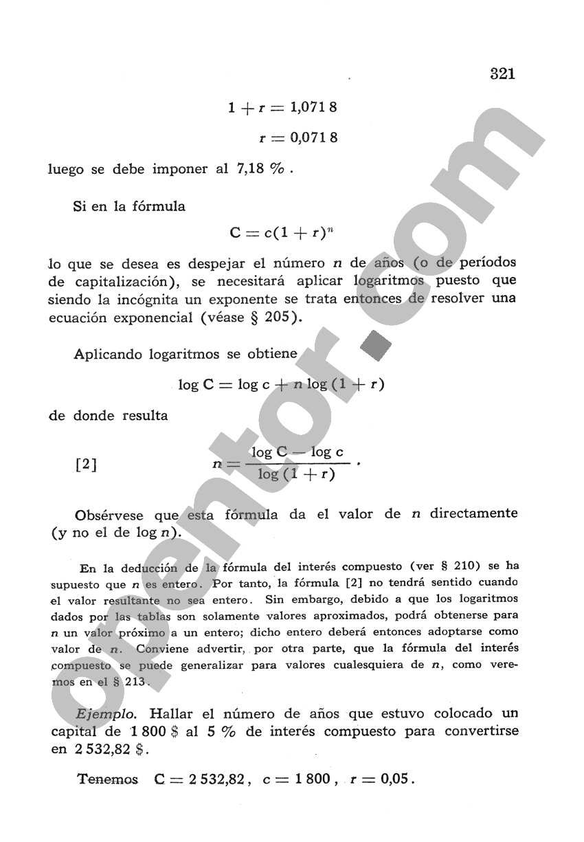 Álgebra de Mancil 2 - Página 321