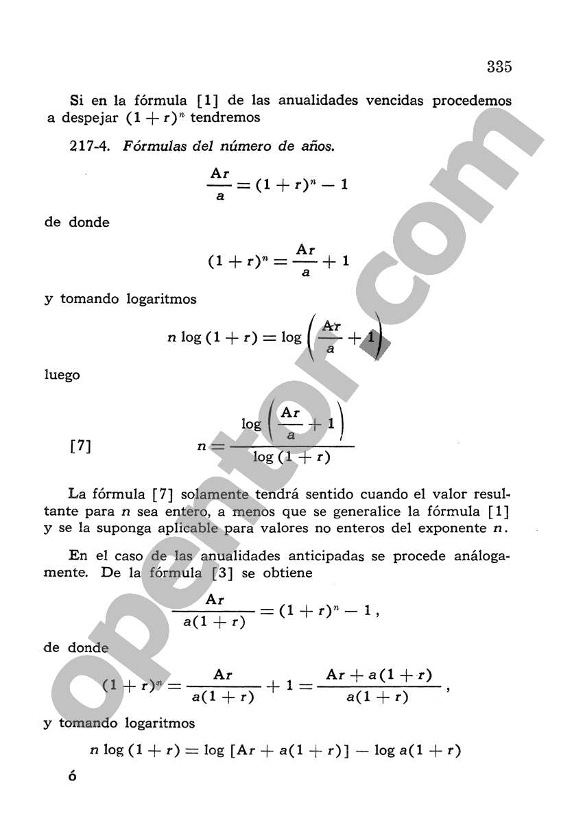 Álgebra de Mancil 2 - Página 335