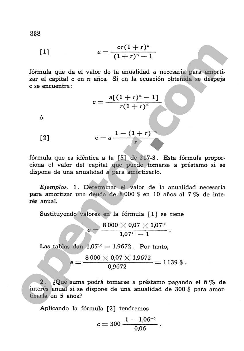 Álgebra de Mancil 2 - Página 338