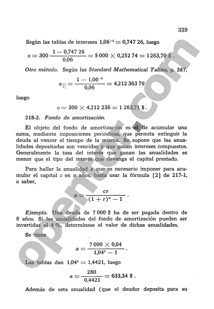 Álgebra de Mancil 2 - Página 339