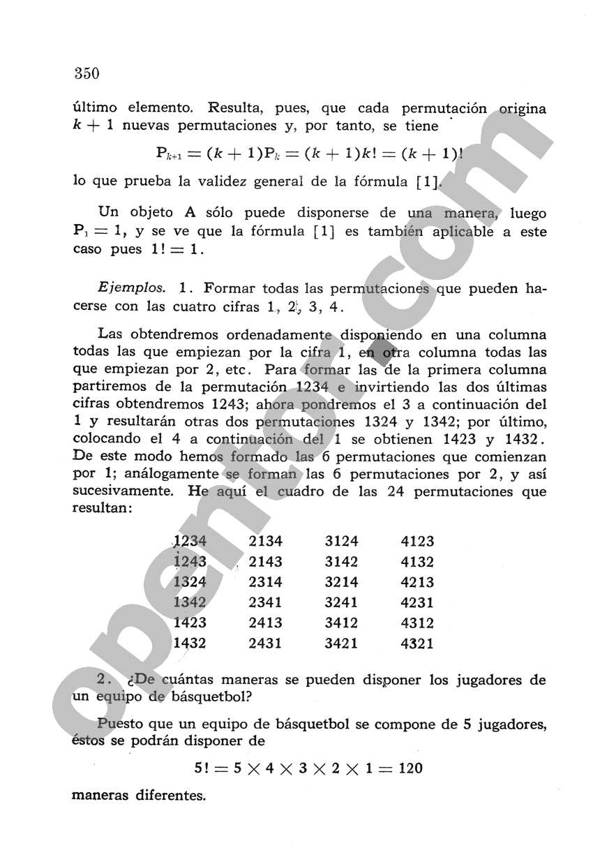 Álgebra de Mancil 2 - Página 350